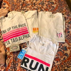 Zeta Tau Alpha Tshirts and ZTA accessories